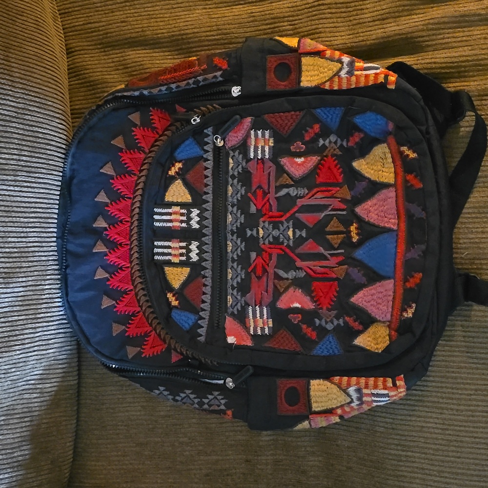 Johnny was embroidered backpack 🎒